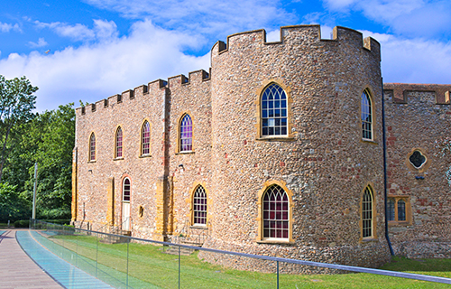 Taunton Castle. The home of The Somerset Museum