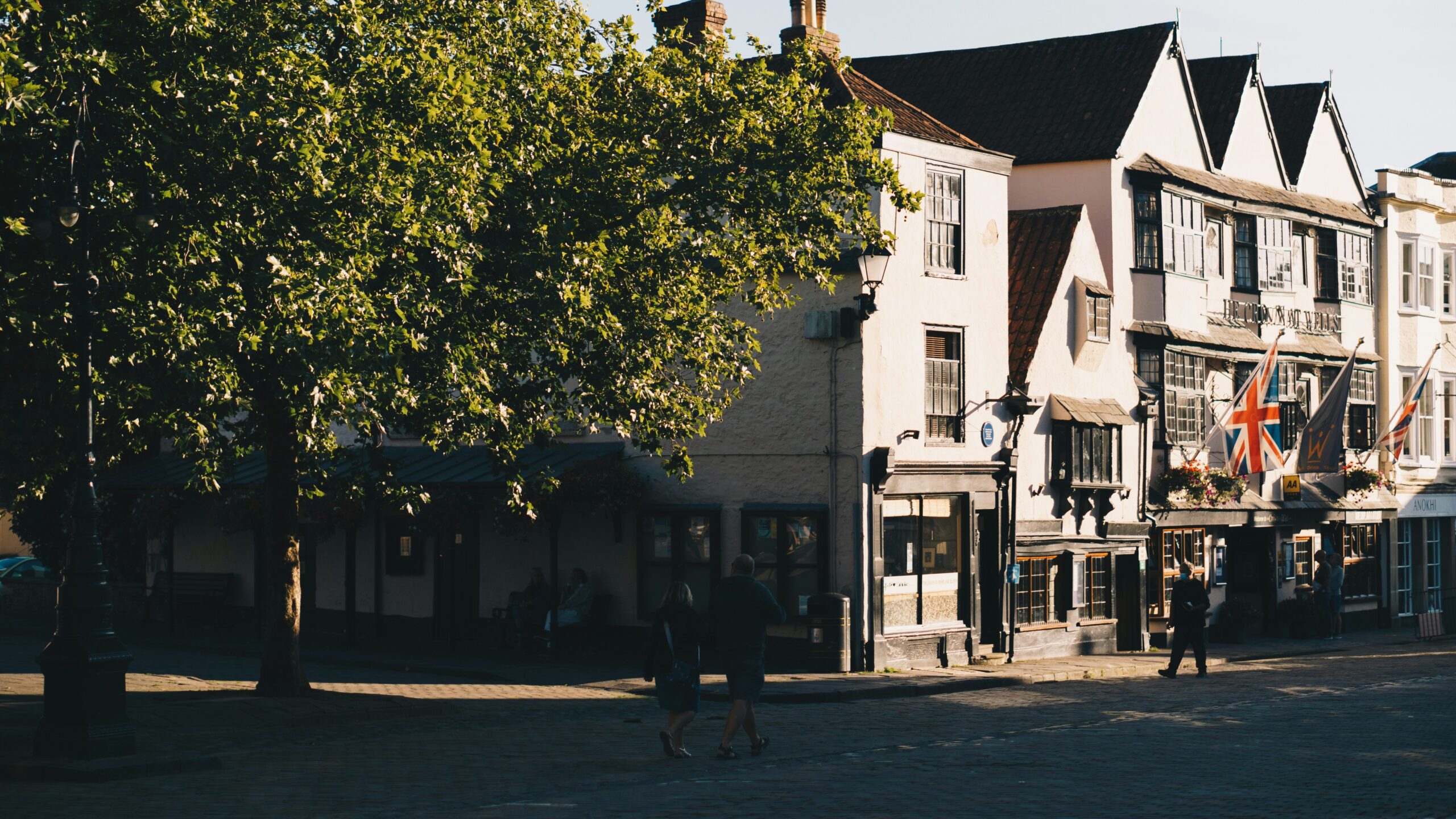 A street in the city of Wells