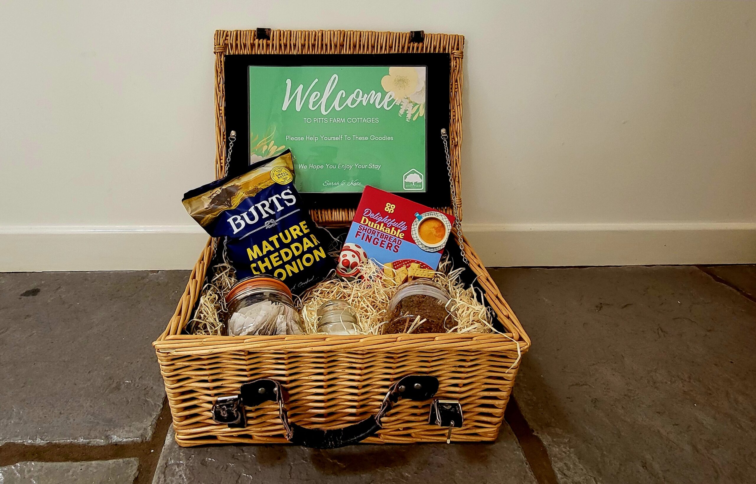 Your Welcome hamper | Pitts Farm Cottages near Langport and Somerton